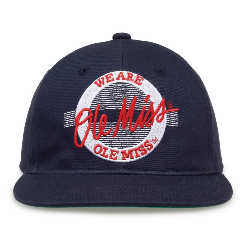 Ole Miss Rebels Retro Circle Snapback Hat