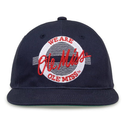 Ole Miss Rebels Retro Circle Snapback Hat