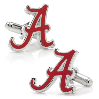 NCAA University of Alabama Crimson Tide Cufflinks and Tie Bar Gift Set