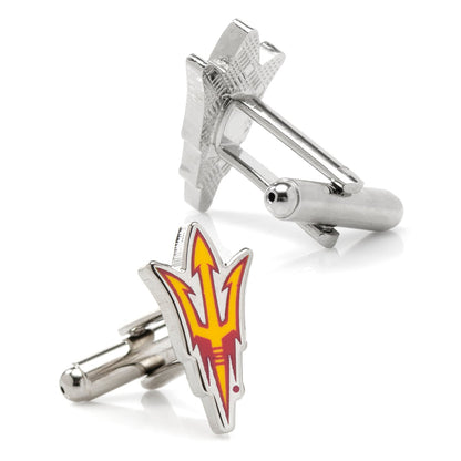 NCAA Arizona State University Sun Devils Pitchfork Cufflinks