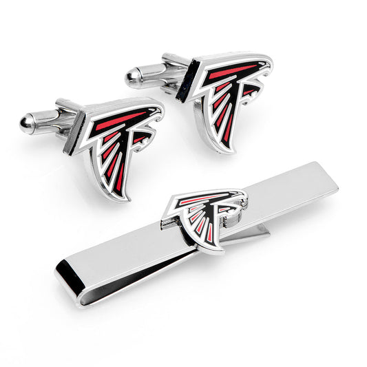 NFL Atlanta Falcons Cufflinks and Tie Bar Gift Set