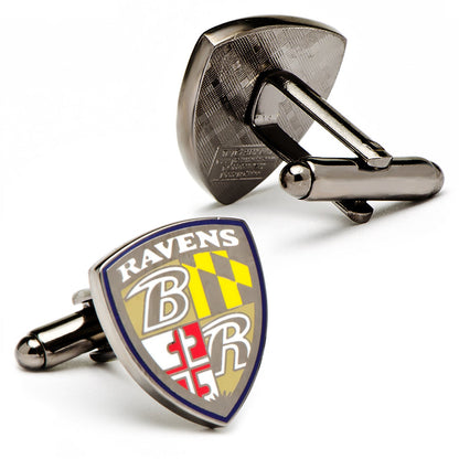 NFL Baltimore Ravens Shield Cufflinks