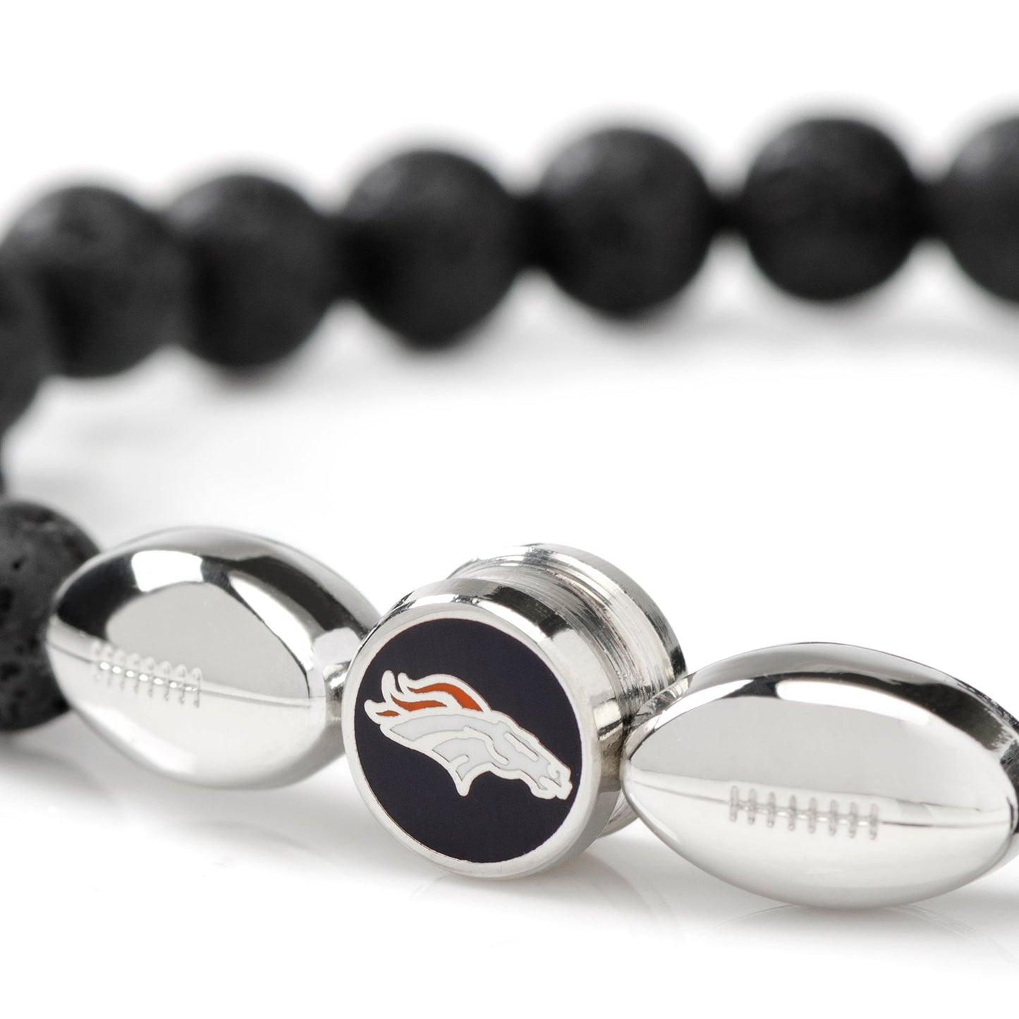 NFL Denver Broncos Beaded Bracelet
