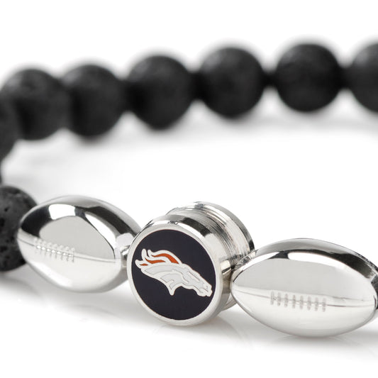 NFL Denver Broncos Beaded Bracelet