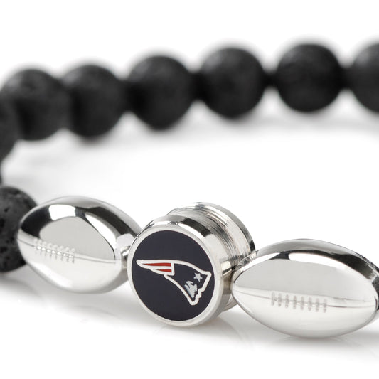 NFL New England Patriots Beaded Bracelet