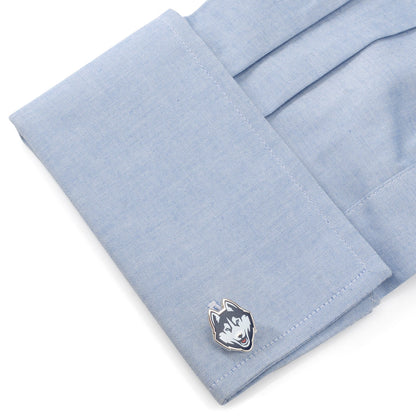 NCAA University of Connecticut Huskies Cufflinks