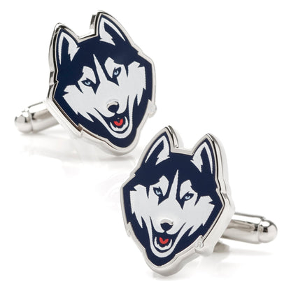 NCAA University of Connecticut Huskies Cufflinks