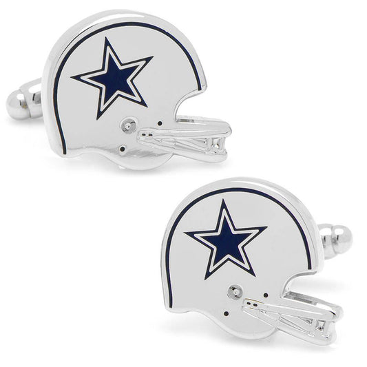 NFL Dallas Cowboys Throwback Helmet Cufflinks