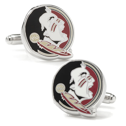 NCAA Florida State Seminole Head Cufflinks