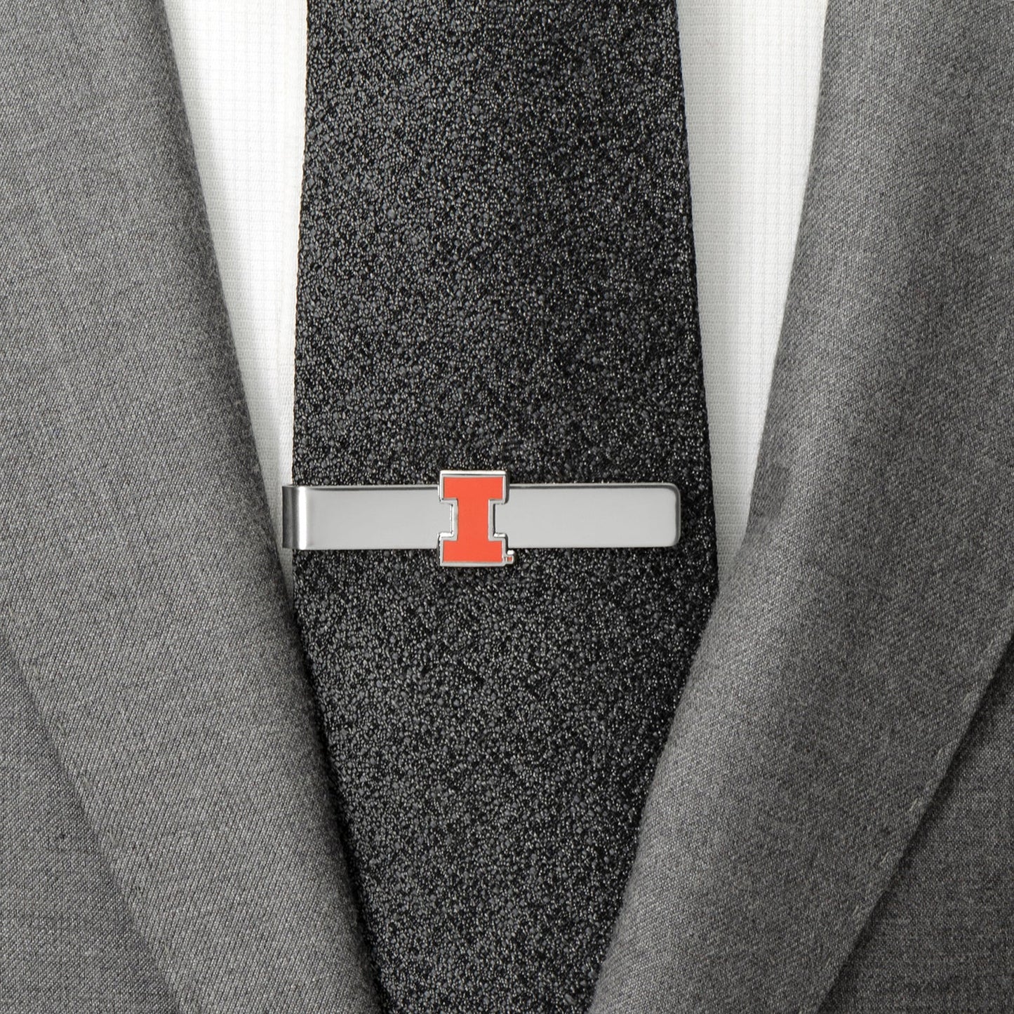 NCAA University of Illinois Cufflinks and Tie Bar Gift Set