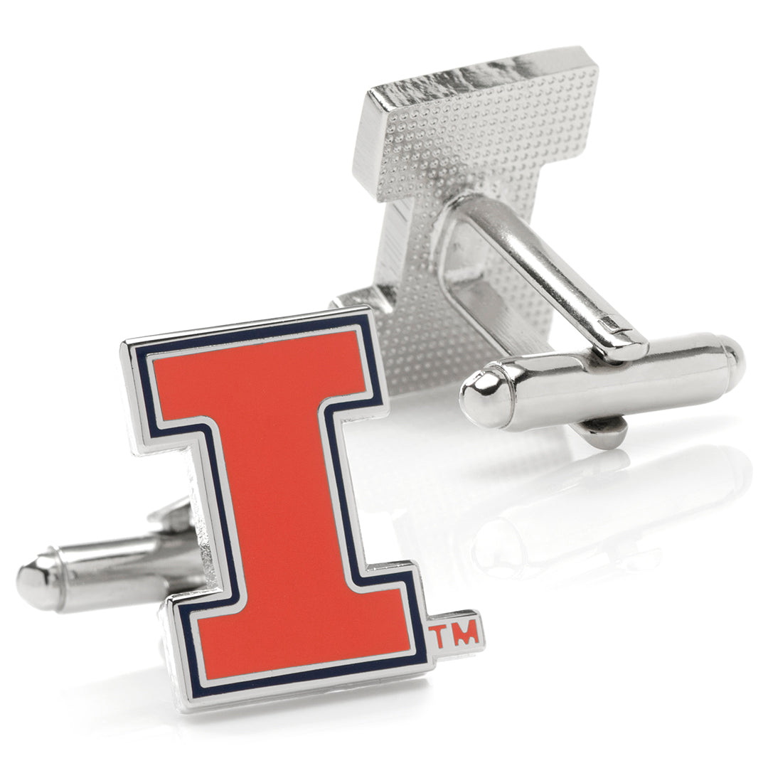 NCAA University of Illinois Fighting Illini Cufflinks