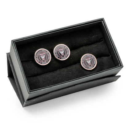MLS Inter Miami Cufflinks and Lapel Pin Gift Set