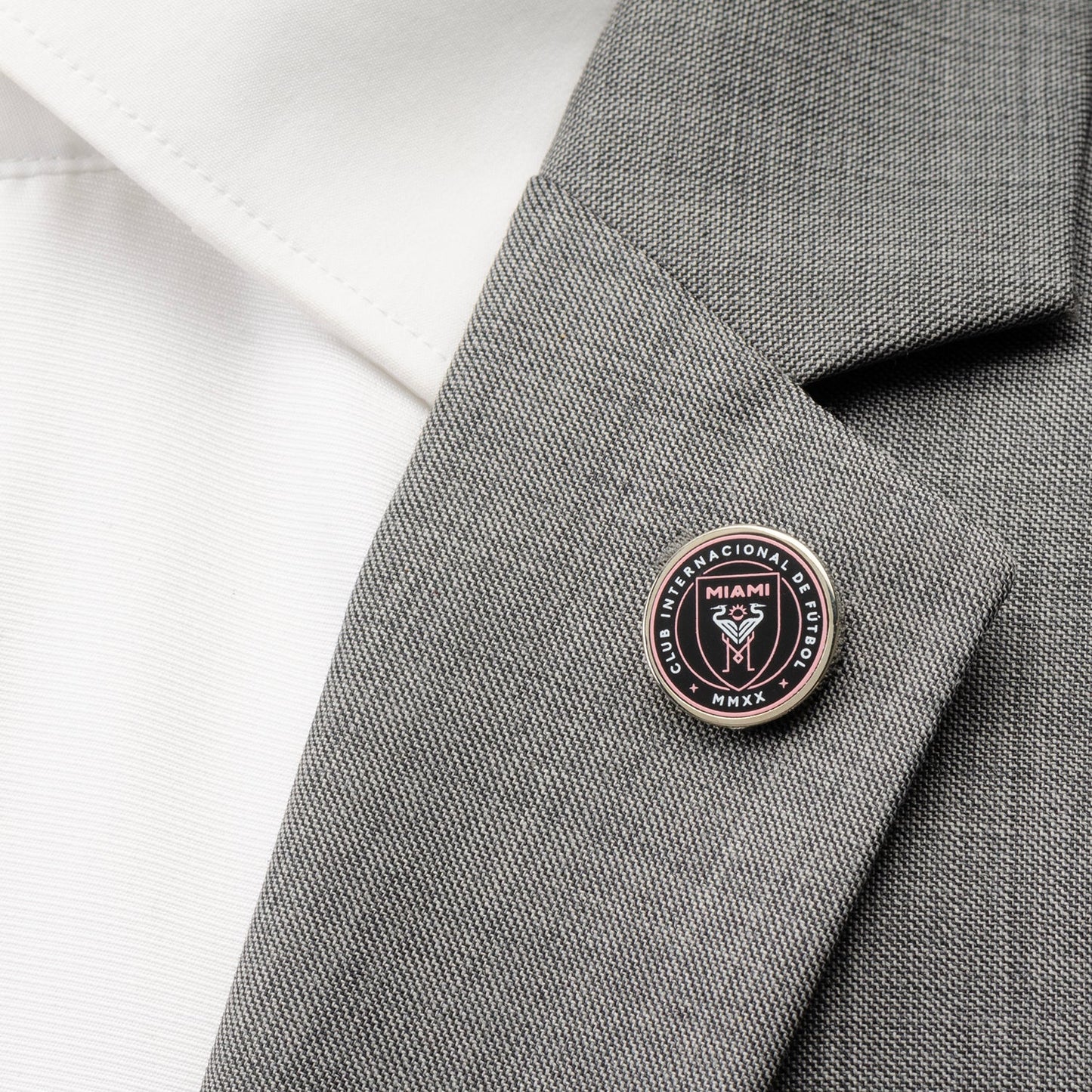 MLS Inter Miami Cufflinks and Lapel Pin Gift Set