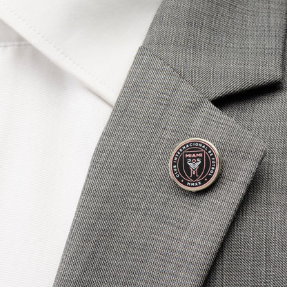 MLS Inter Miami Cufflinks and Lapel Pin Gift Set