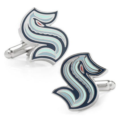 NHL Seattle Kraken Cufflinks & Tie Clip Gift Set