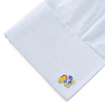NCAA University of Kansas Jayhawks Cufflinks