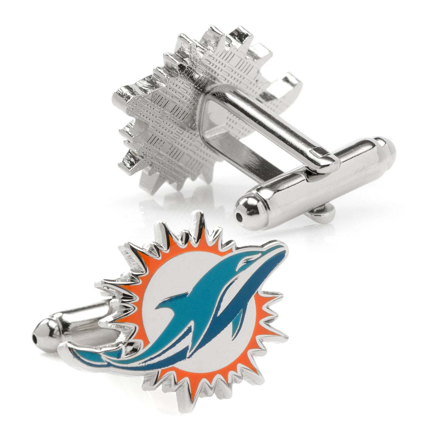 NFL Miami Dolphins Cufflinks and Tie Bar Gift Set