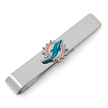 NFL Miami Dolphins Cufflinks and Tie Bar Gift Set