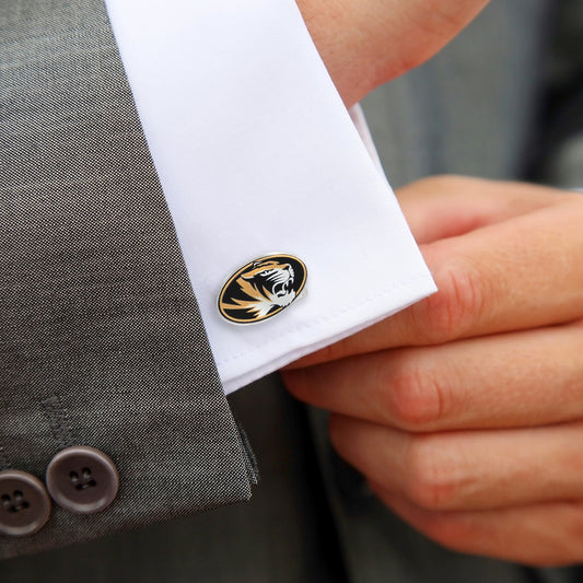 NCAA University of Missouri Tigers Cufflinks