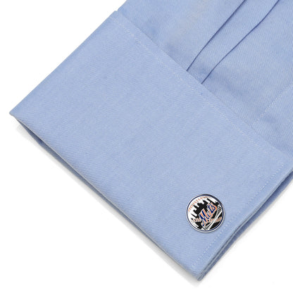 MLB New York Mets Baseball Cufflinks