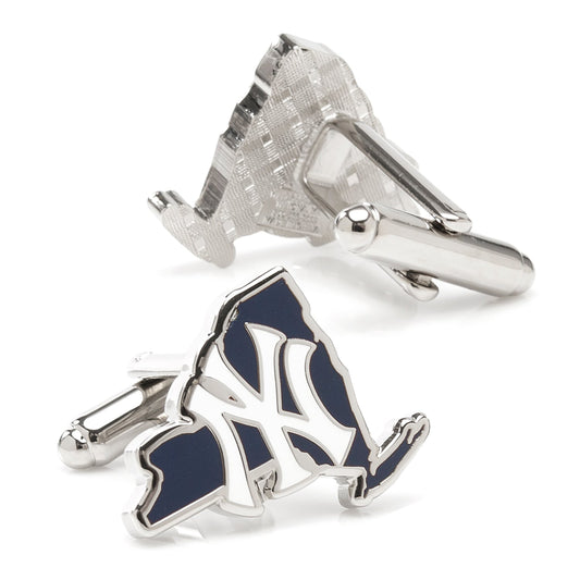 MLB New York Yankees State Shaped Cufflinks