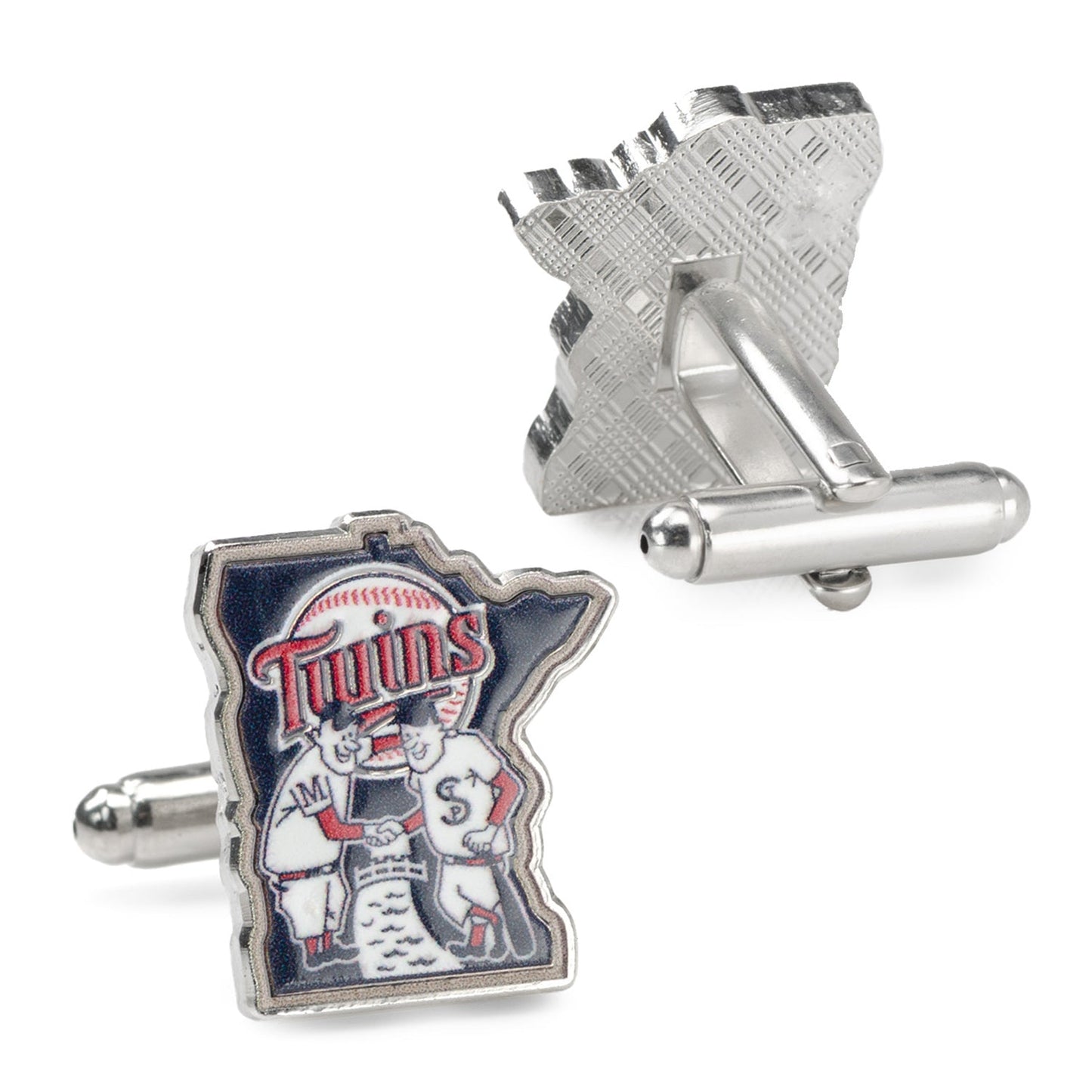 MLB Minnesota Twins Minnie & Paul Cufflinks