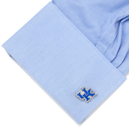 NCAA University of Kentucky Cufflinks and  Tie Bar Gift Set