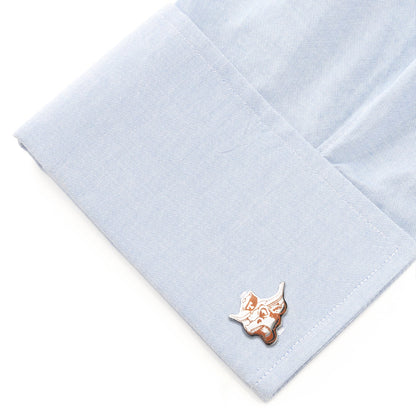 NCAA University of Texas Bevo Cufflinks