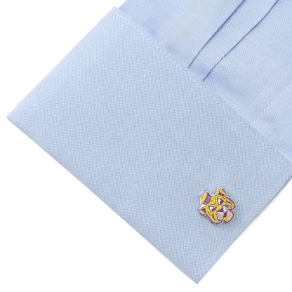 NCAA LSU Tigers Throwback Cufflinks