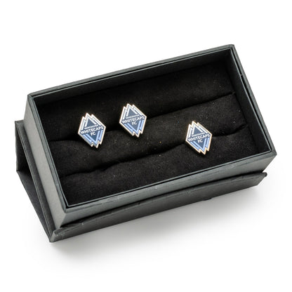 MLS Vancouver Whitecaps Cufflinks and Lapel Pin