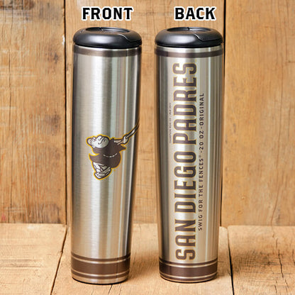 San Diego Padres Metal Dugout Mug | Stainless Steel Baseball Bat Mug