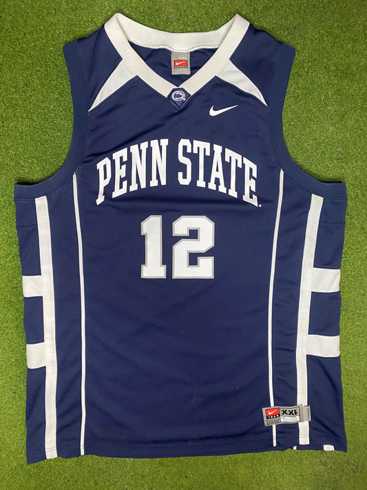 00s Penn State Nittany Lions - Nike - Vintage College Basketball Jersey (2XL)