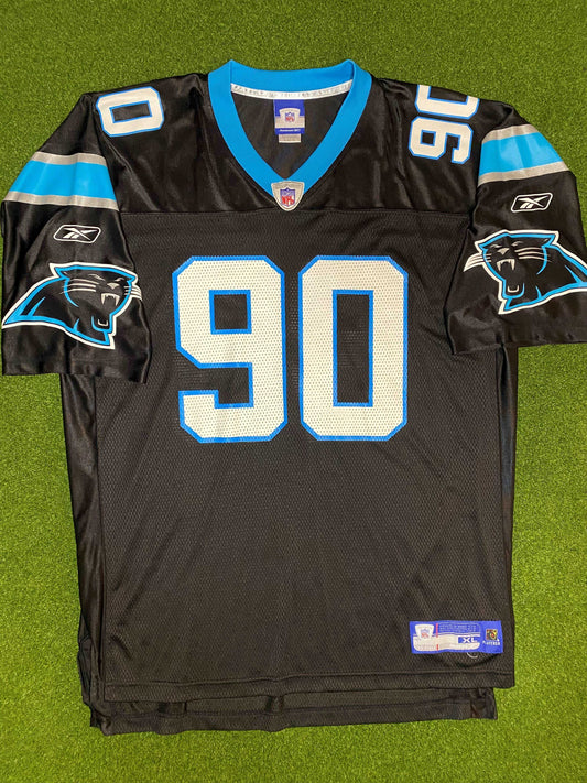 00s Carolina Panthers - Julius Peppers #90 - Reebok - Vintage NFL Jersey (XL) Gametime Vintage