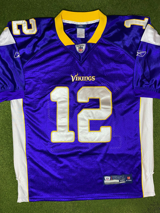2009-2012 Minnesota Vikings - Percy Harvin #12 - On Field Stitched - Vintage NFL Jersey (50) - Gametime Vintage