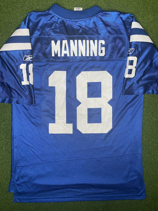 2002-2011 Indianapolis Colts - Peyton Manning #18 - Vintage NFL Jersey (Medium)