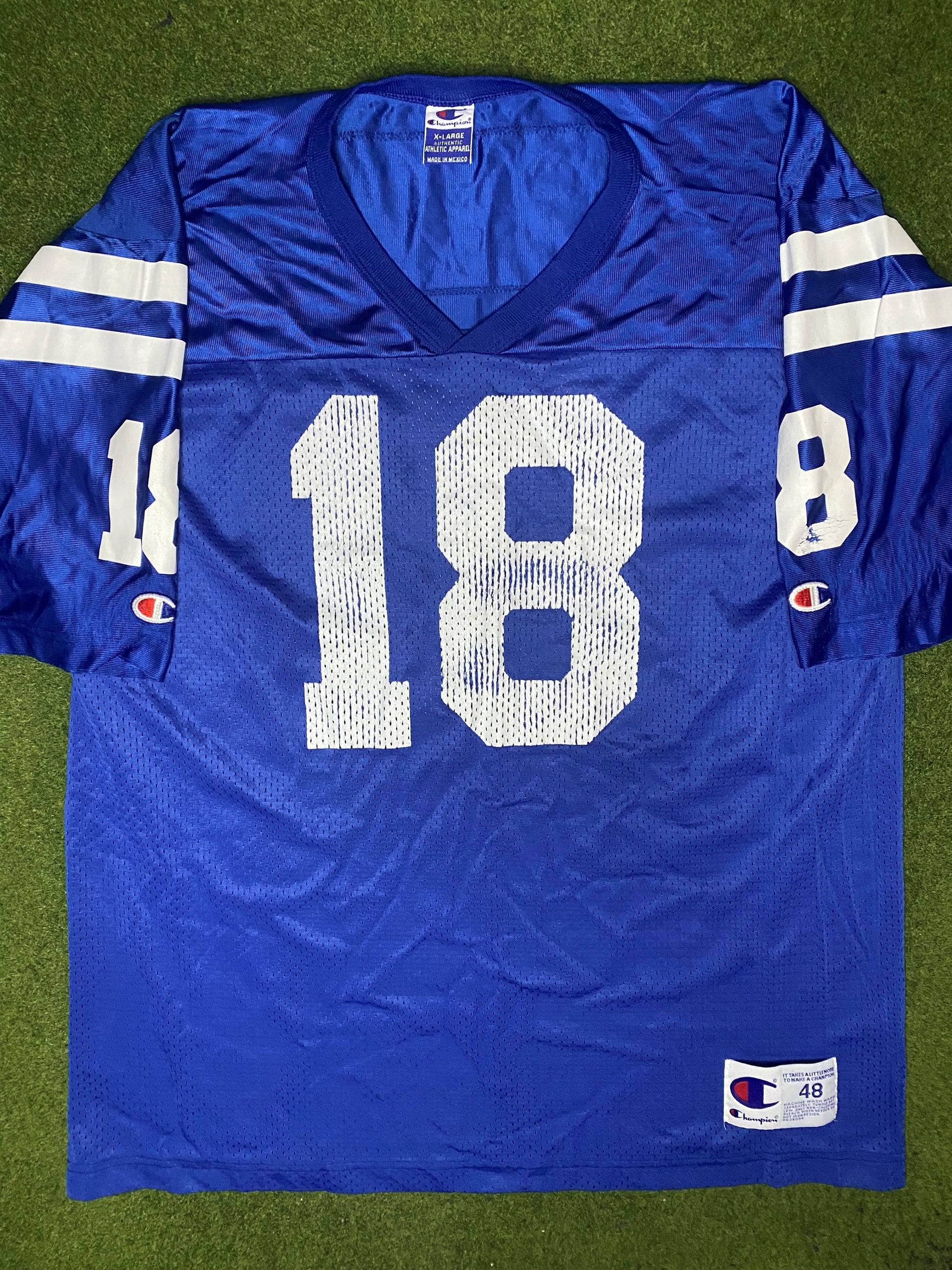 1998-2001 Indianapolis Colts - Peyton Manning #18 - Vintage NFL Jersey (48) - Gametime Vintage