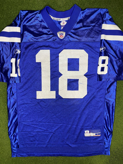 00s Indianapolis Colts - Peyton Manning #18 - Reebok - Vintage NFL Jersey (Large)