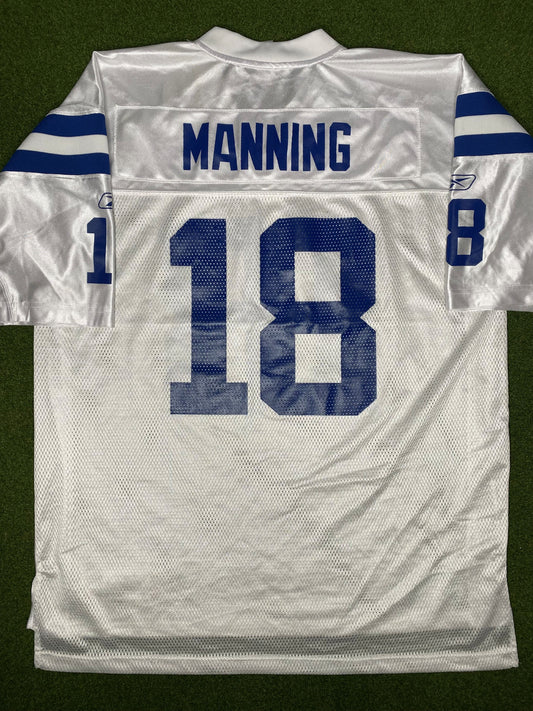 2002-2011 Indianapolis Colts - Peyton Manning #18 - Vintage NFL Jersey (XL)