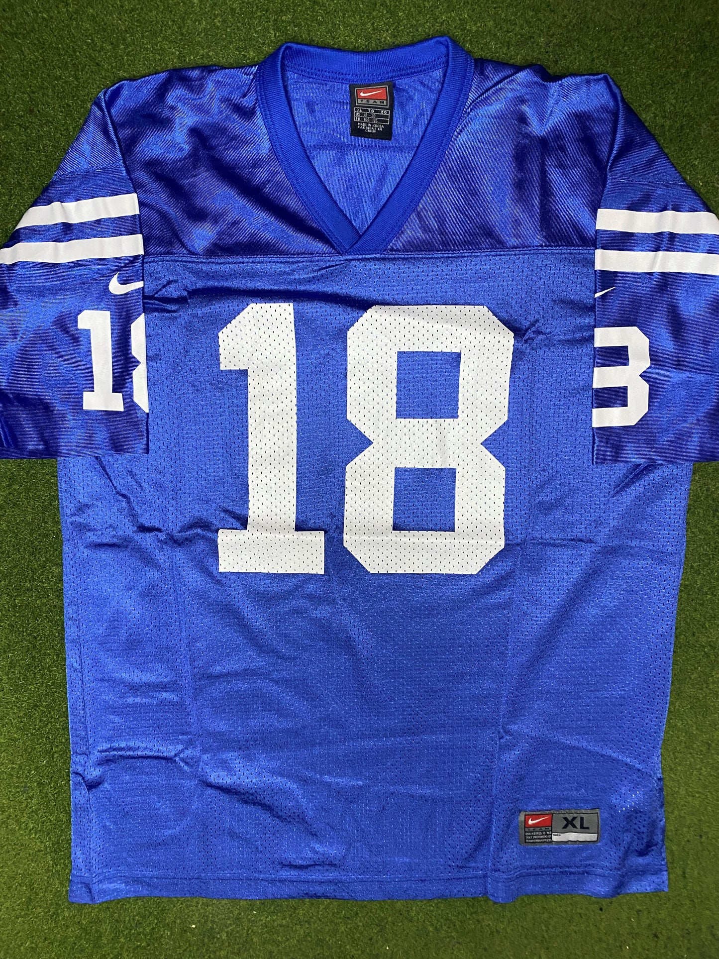 1998-2001 Indianapolis Colts - Peyton Manning #18 - Nike - Vintage NFL Jersey (Youth XL) - Gametime Vintage