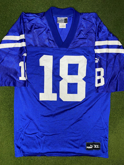 1998-2001 Indianapolis Colts - Peyton Manning #18 - Puma - Vintage NFL Jersey (XL) - Gametime Vintage