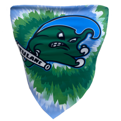 Tulane Tie Dye Bandana Top