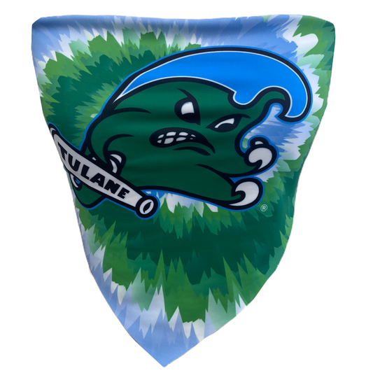 Tulane Tie Dye Bandana Top