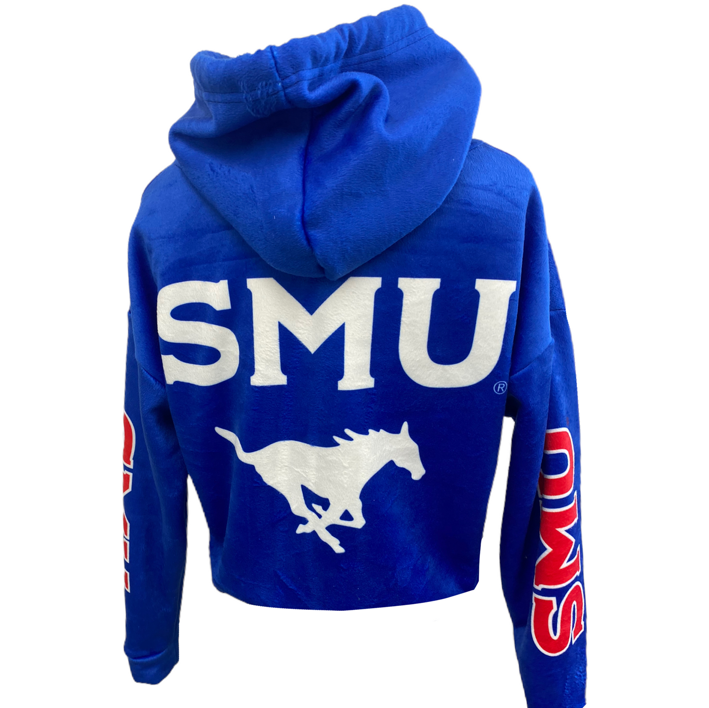SMU Mustangs Varsity Furry Hoodie