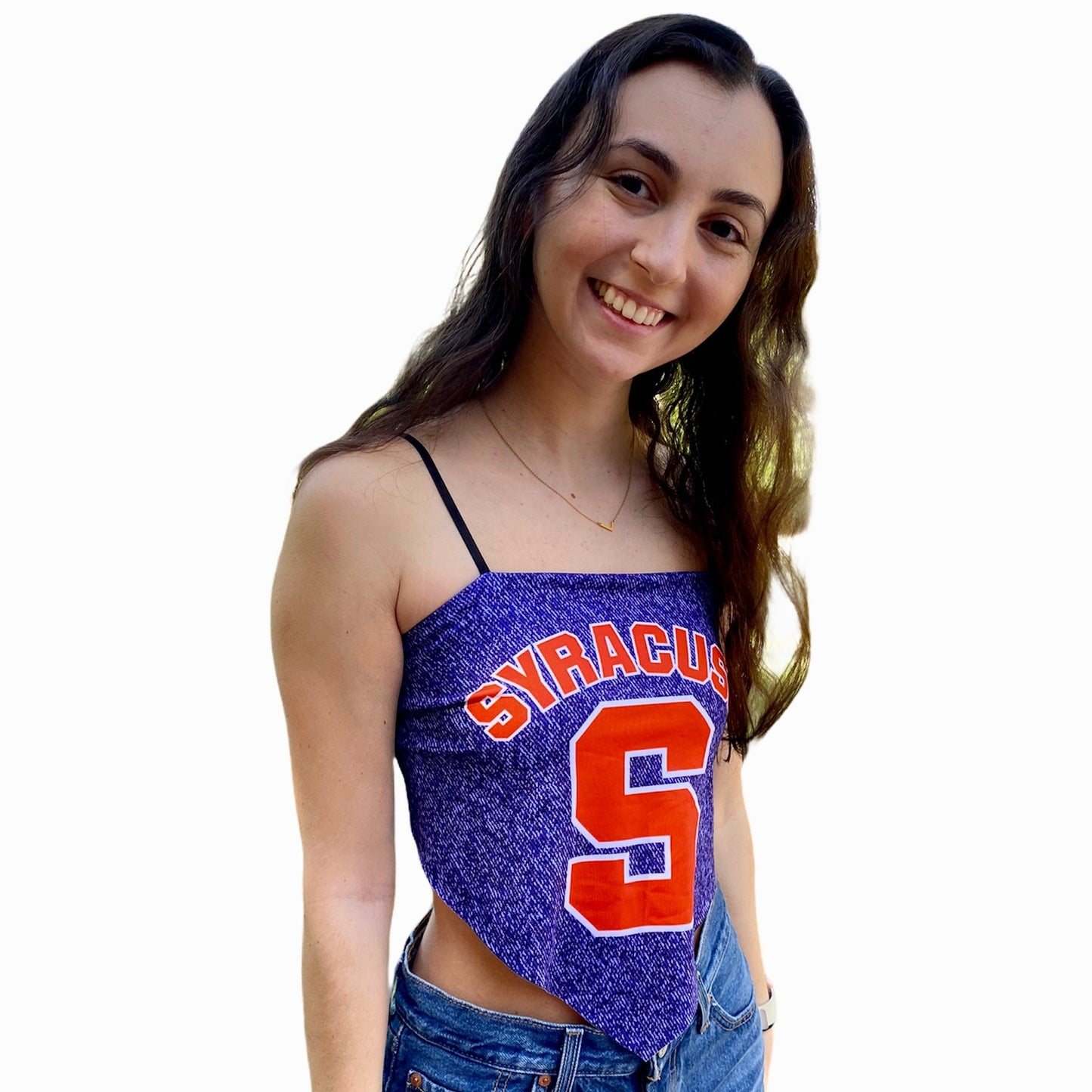 Syracuse Denim Bandana Top