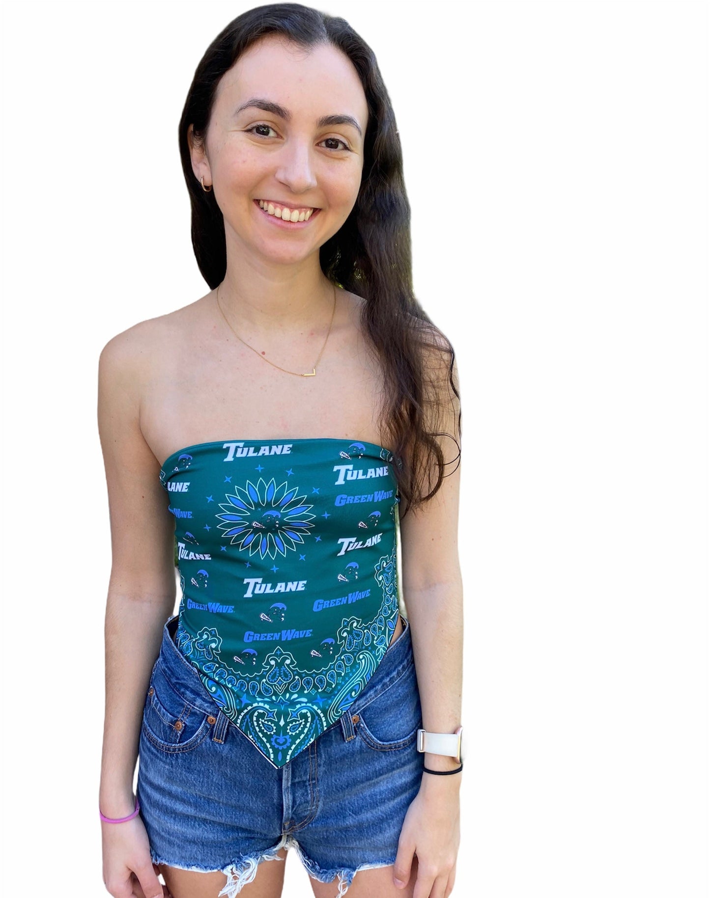 Tulane Bandana Top
