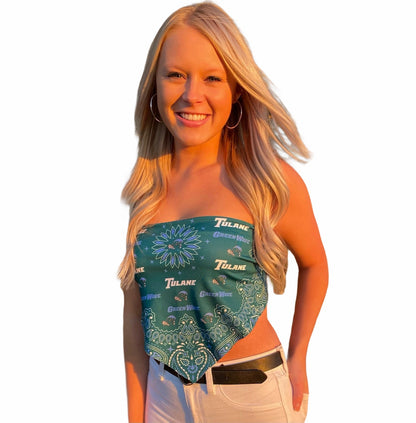 Tulane Bandana Top