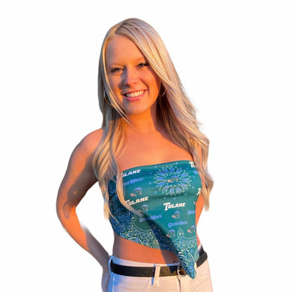 Tulane Bandana Top