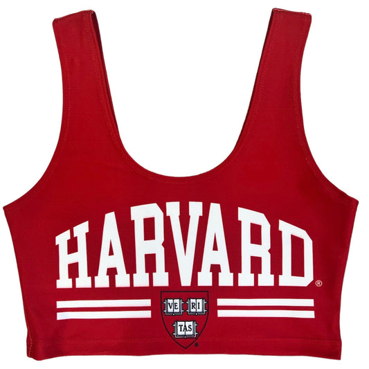 Harvard Crimson Crop Tank Top