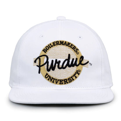 Purdue Boilermakers Retro Circle Snapback Hat
