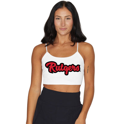 Rutgers Cursive Spaghetti Tank